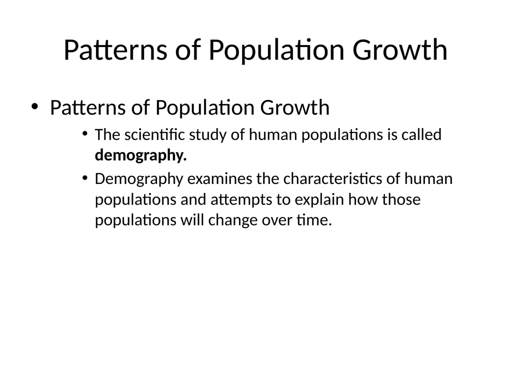 Section 5.1, Population Ecology What types of - slide 24 of 34