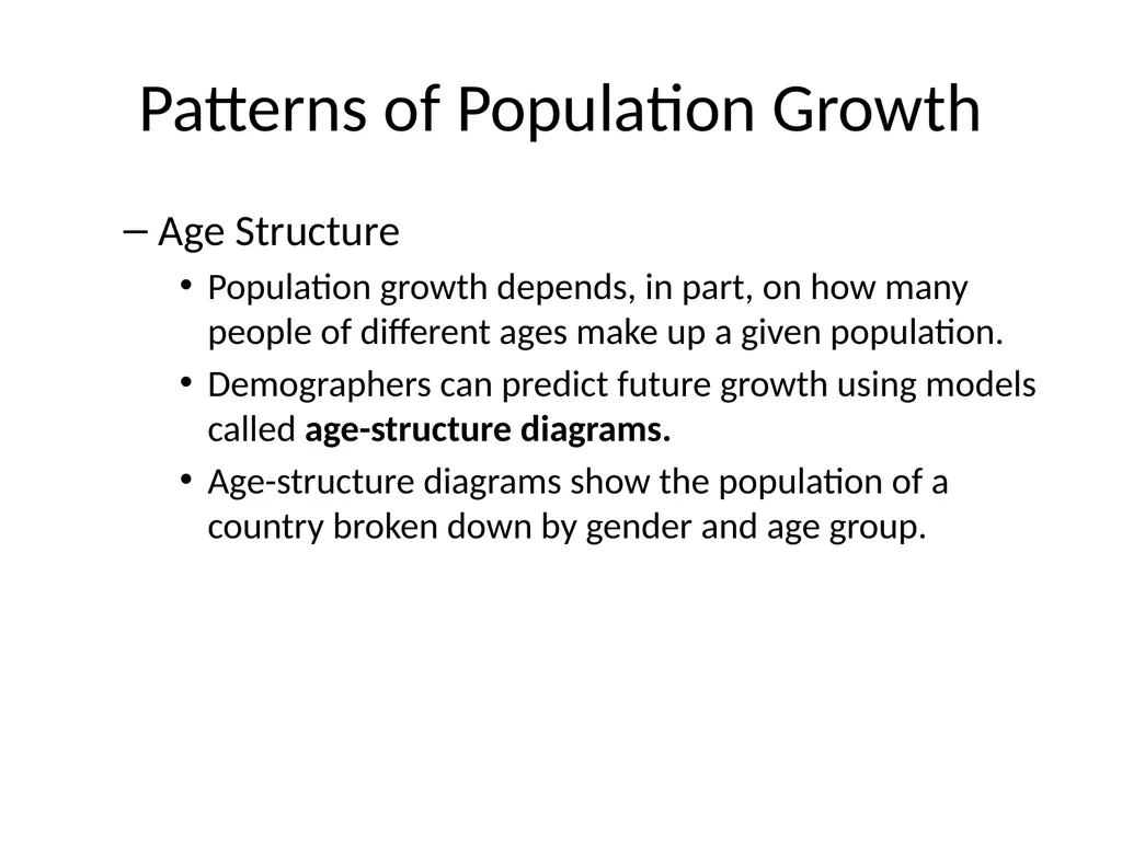 Section 5.1, Population Ecology What types of - slide 29 of 34