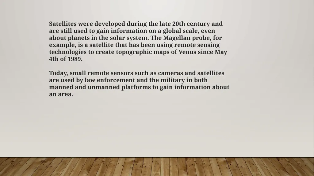REMOTE SENSING MEANING AND PROCESS Remote sensing - slide 4 of 9