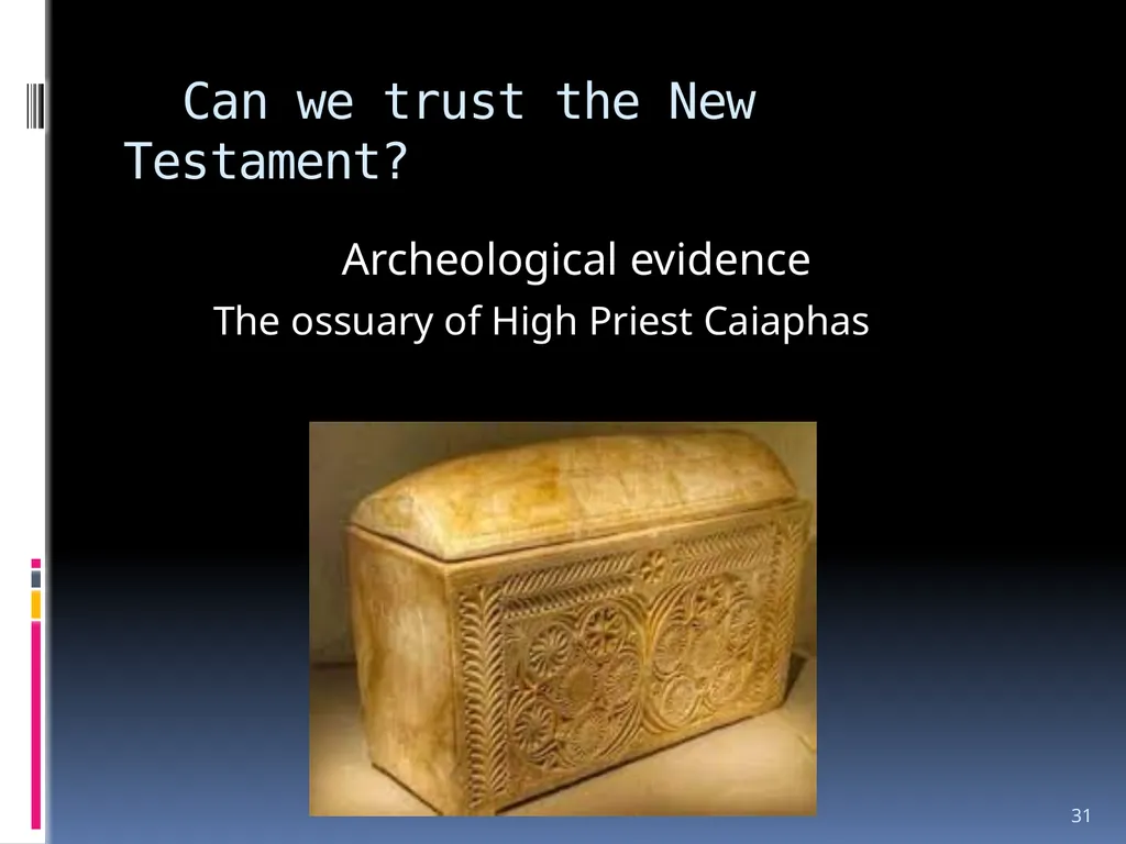 1 The reliability of the bible Wednesday night - slide 31 of 56