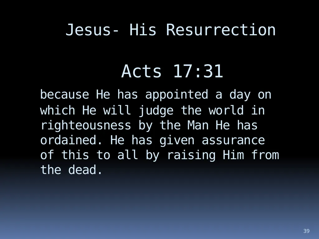 1 The reliability of the bible Wednesday night - slide 39 of 56