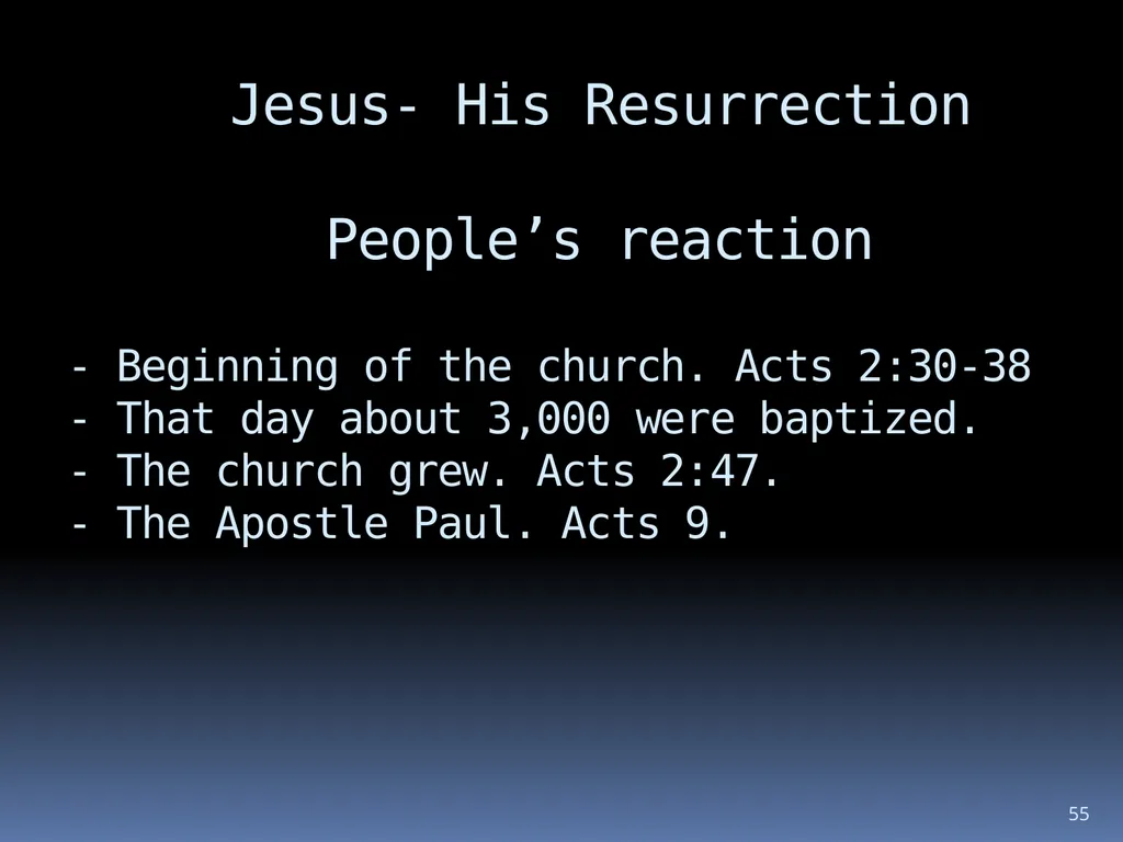 1 The reliability of the bible Wednesday night - slide 55 of 56