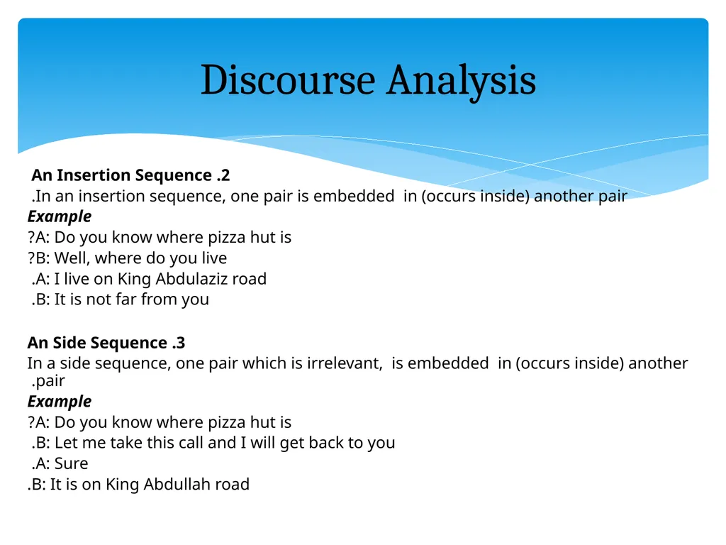What is discourse? “A continuous stretch of - slide 26 of 47