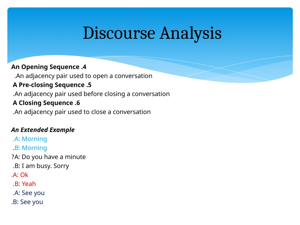 What is discourse? “A continuous stretch of - slide 27 of 47