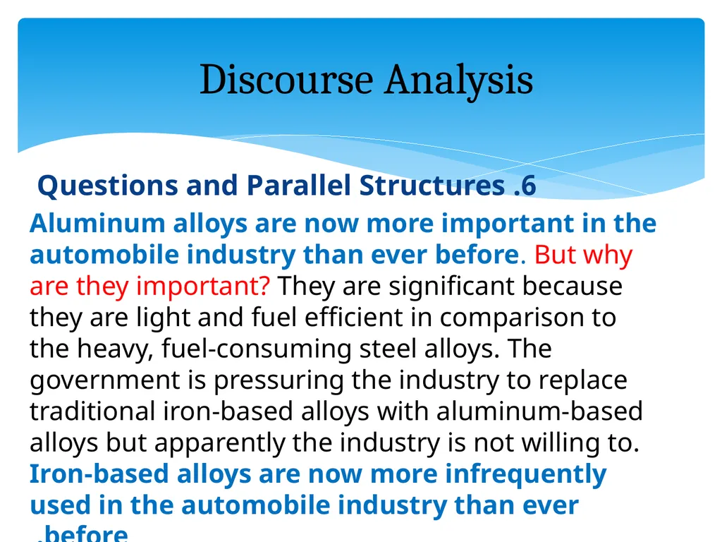 What is discourse? “A continuous stretch of - slide 38 of 47