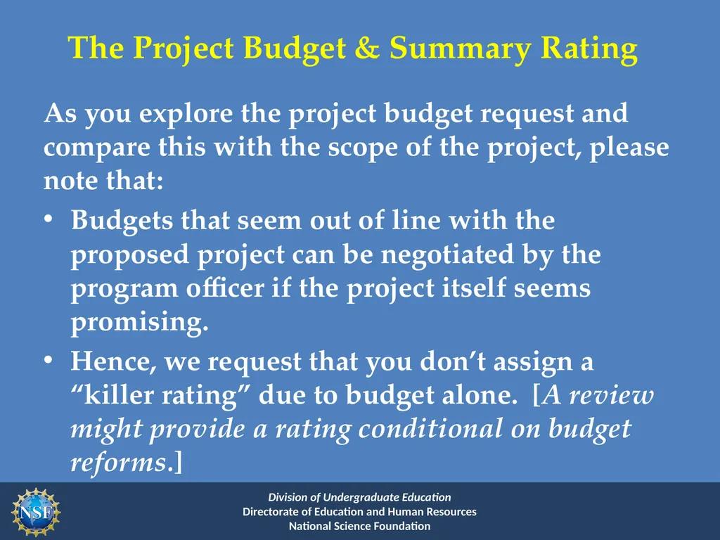 Improving Undergraduate STEM Education Program - slide 20 of 37