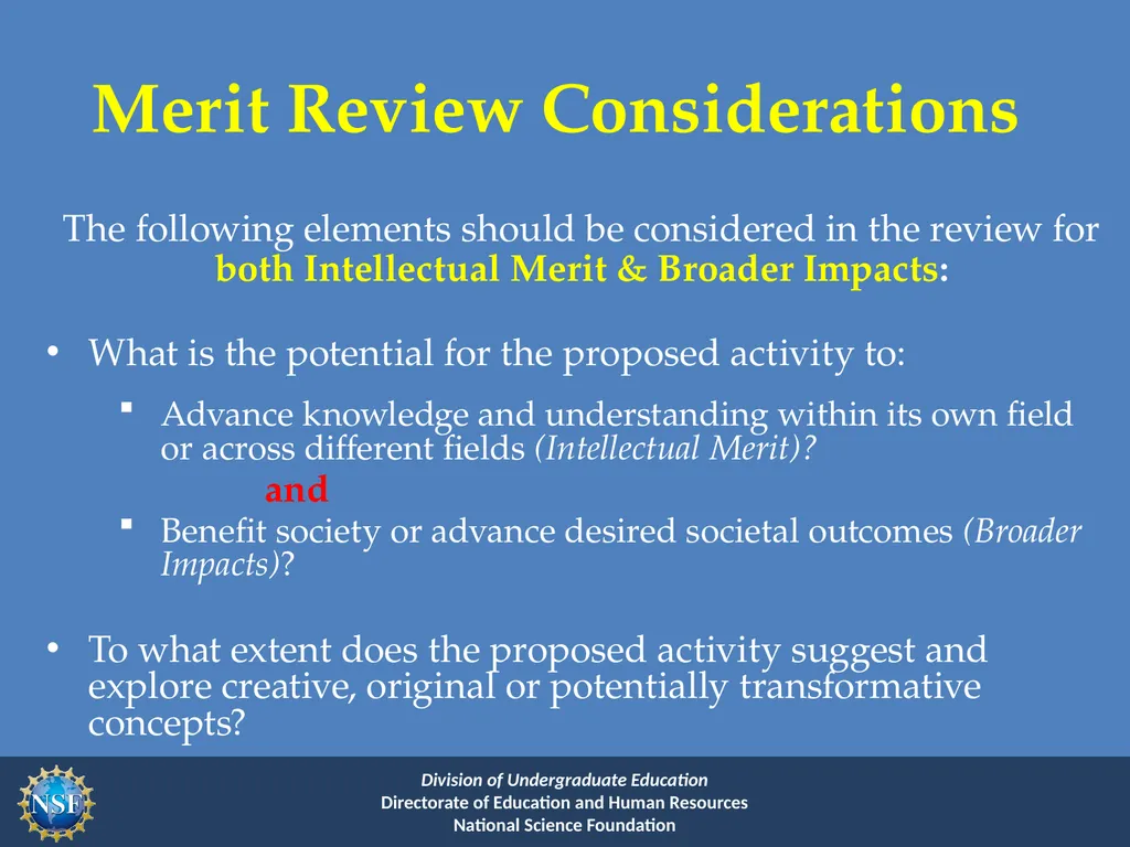 Improving Undergraduate STEM Education Program - slide 14 of 37
