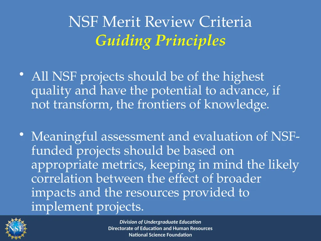 Improving Undergraduate STEM Education Program - slide 12 of 37