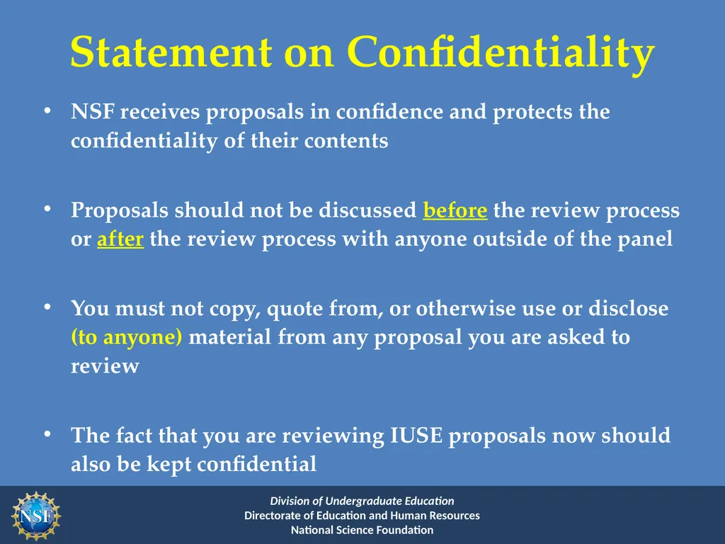 Improving Undergraduate STEM Education Program - slide 33 of 37