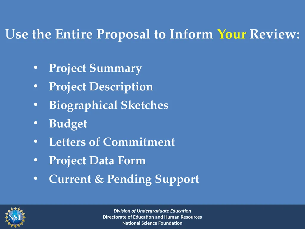 Improving Undergraduate STEM Education Program - slide 22 of 37