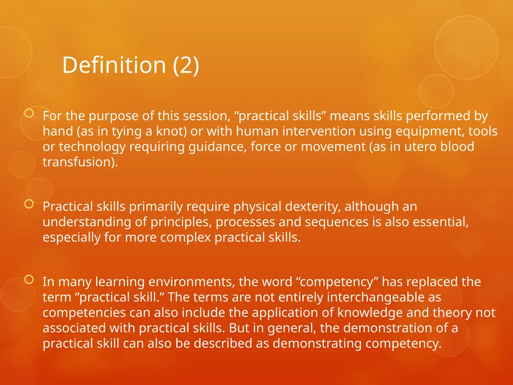 How to teach practical skills Dr. Chisale Mhango - slide 3 of 16