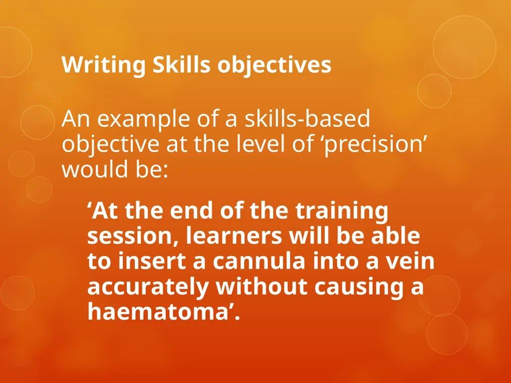 How to teach practical skills Dr. Chisale Mhango - slide 7 of 16
