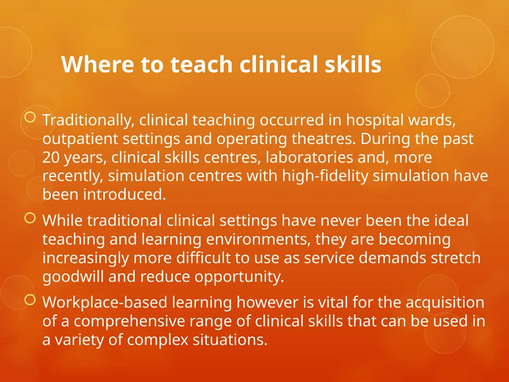 How to teach practical skills Dr. Chisale Mhango - slide 9 of 16