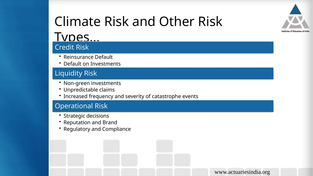 Climate Risks Guide : Neha Taneja Presented By : - slide 21 of 37