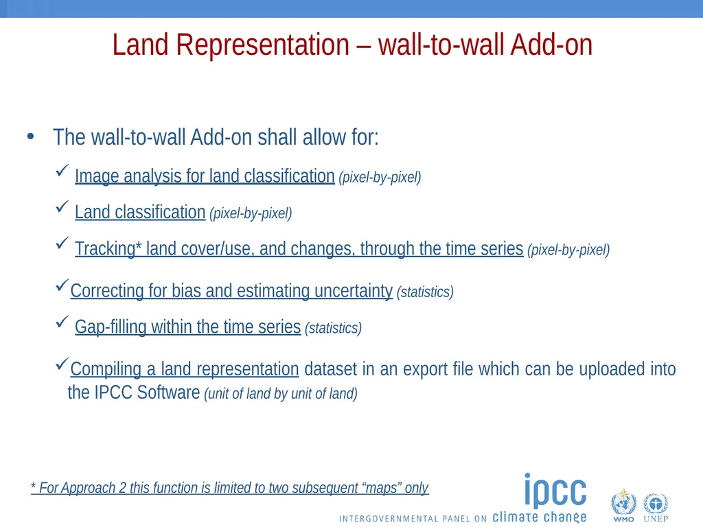 Ongoing work on the add-on for land representation - slide 7 of 15