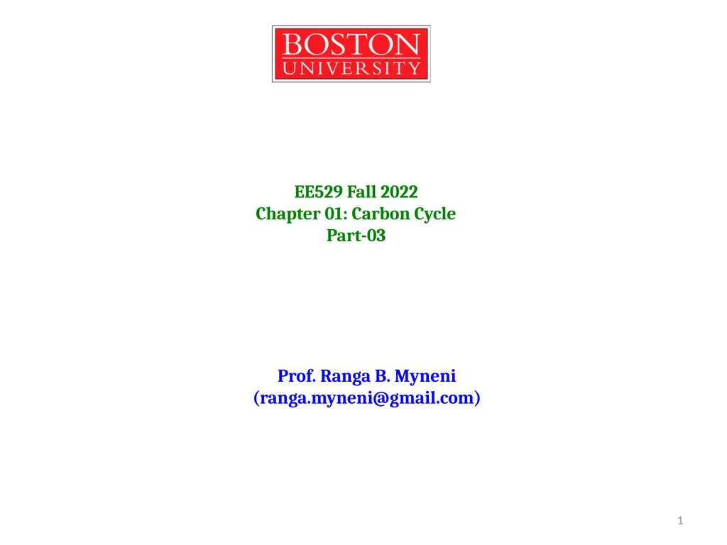 EE529 Fall 2022 Chapter 01: Carbon Cycle Part-03 - slide 1 of 15