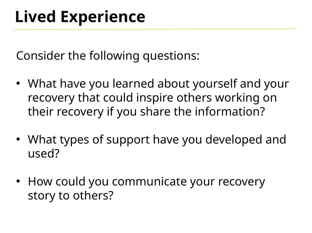 Peer Support Think about a time when you… were - slide 15 of 16
