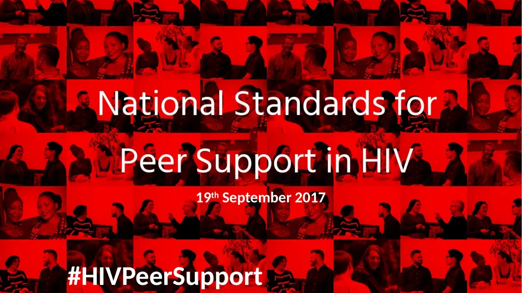 #HIVPeerSupport 19th September 2017 Peer support - slide 1 of 20