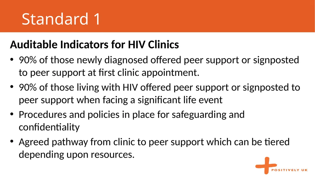 #HIVPeerSupport 19th September 2017 Peer support - slide 10 of 20