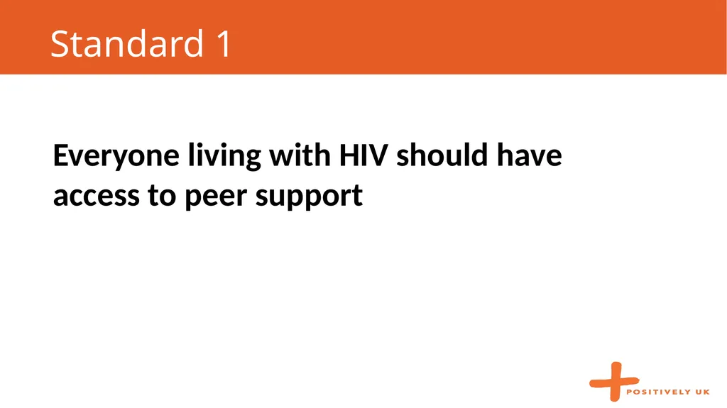 #HIVPeerSupport 19th September 2017 Peer support - slide 8 of 20