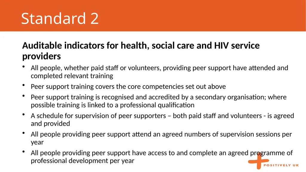 #HIVPeerSupport 19th September 2017 Peer support - slide 12 of 20
