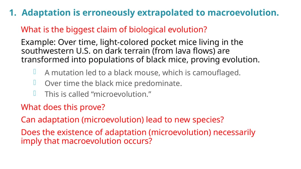 A Thoughtful Approach to Theistic Evolution Brian - slide 7 of 15