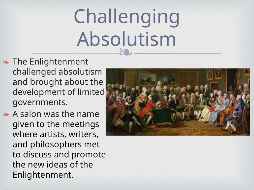 The Enlightenment Standard 7-2.3 Vocabulary - slide 6 of 12