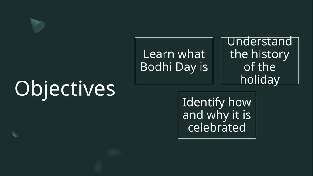 Bodhi Day Human Relations, Diversity & Equity - slide 3 of 11