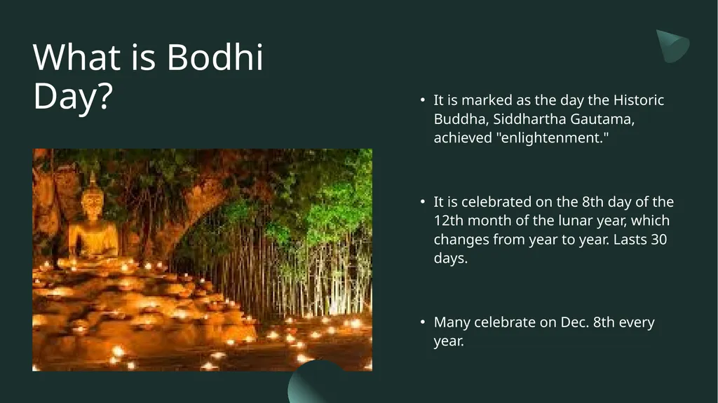 Bodhi Day Human Relations, Diversity & Equity - slide 4 of 11