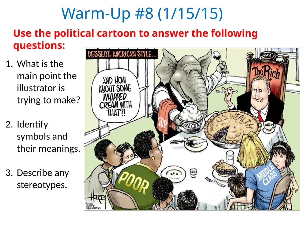 Warm-Up #1 (1/6/15) Welcome Back and Happy New - slide 8 of 12