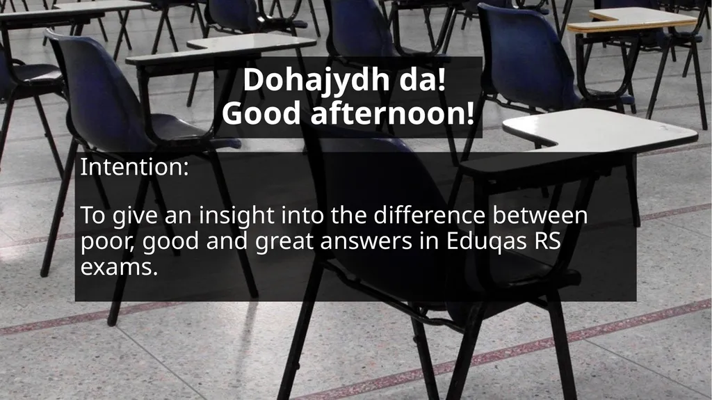 GCSE R.S.- Tips for Eduqas Jezz Pomfret LTLRE East - slide 2 of 21