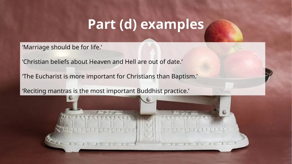 GCSE R.S.- Tips for Eduqas Jezz Pomfret LTLRE East - slide 17 of 21