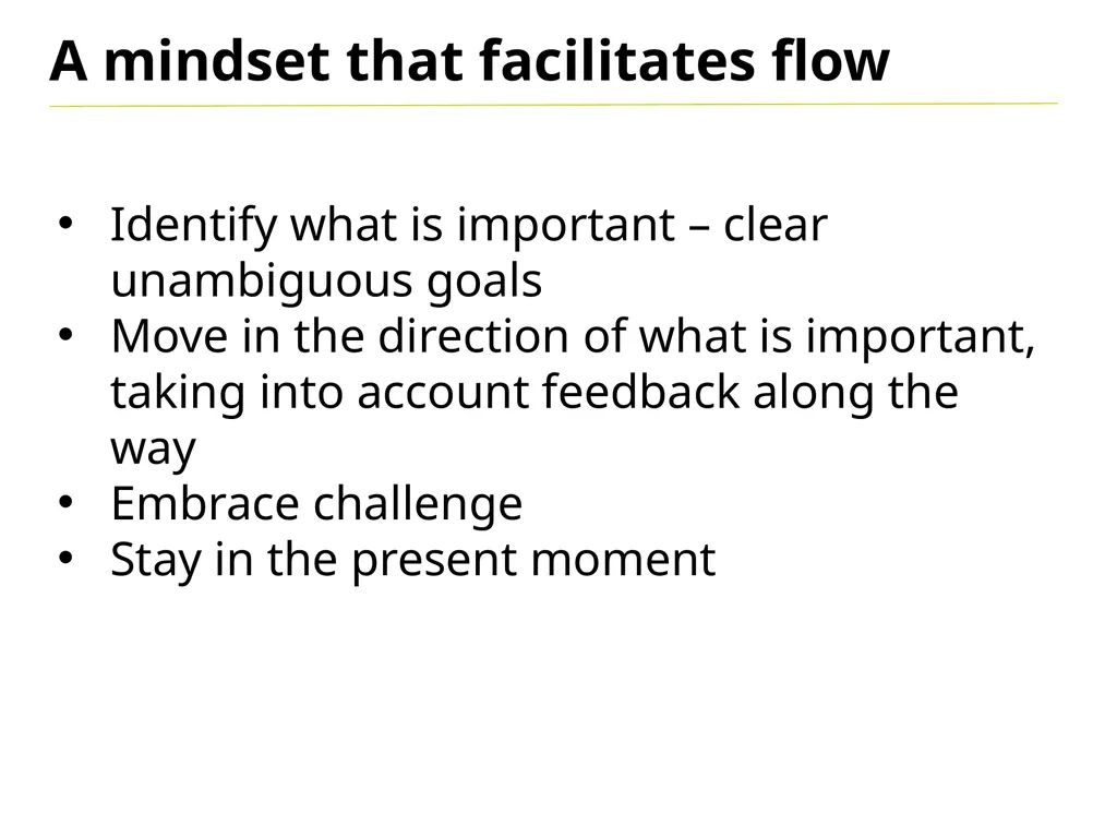 Flow “Being completely involved in an activity for - slide 9 of 13