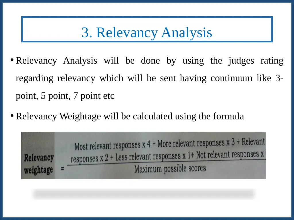 METHODOLOGY FOR WORKING OUT SCALE VALUES FOR - slide 12 of 58