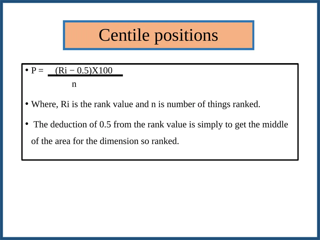 METHODOLOGY FOR WORKING OUT SCALE VALUES FOR - slide 39 of 58