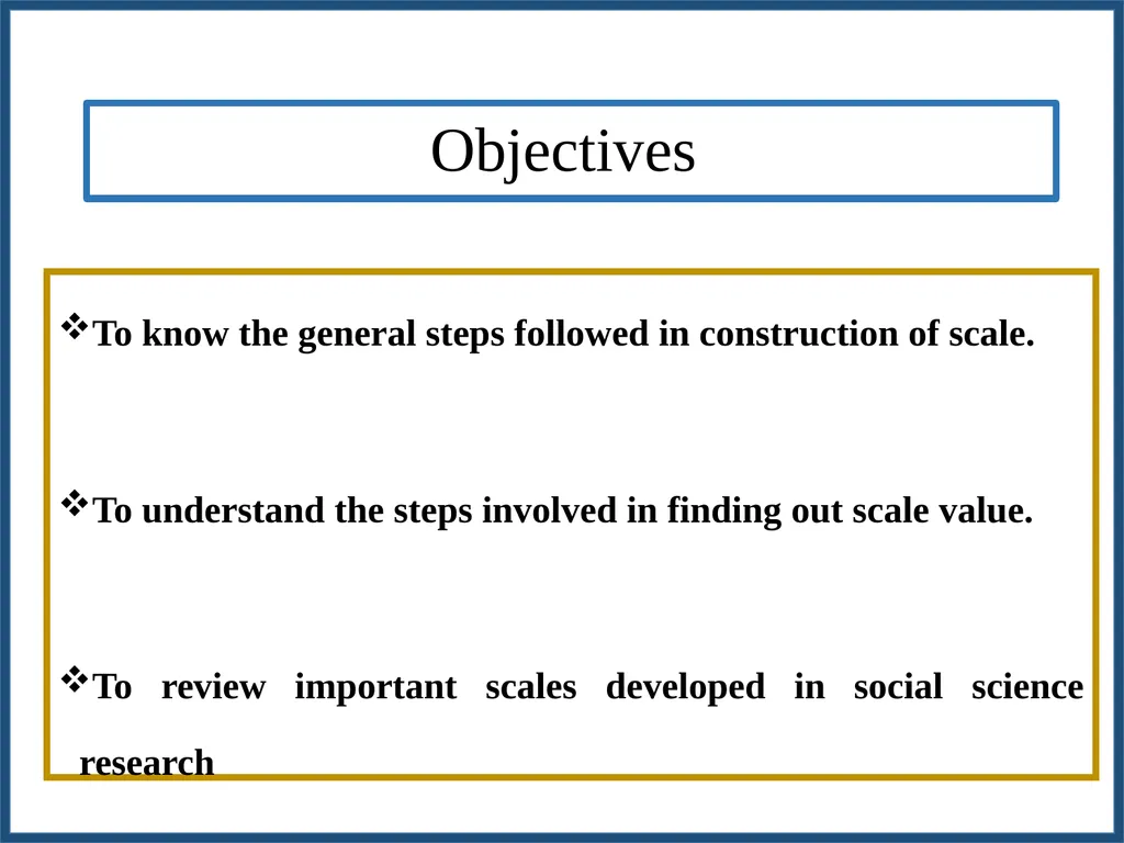 METHODOLOGY FOR WORKING OUT SCALE VALUES FOR - slide 7 of 58
