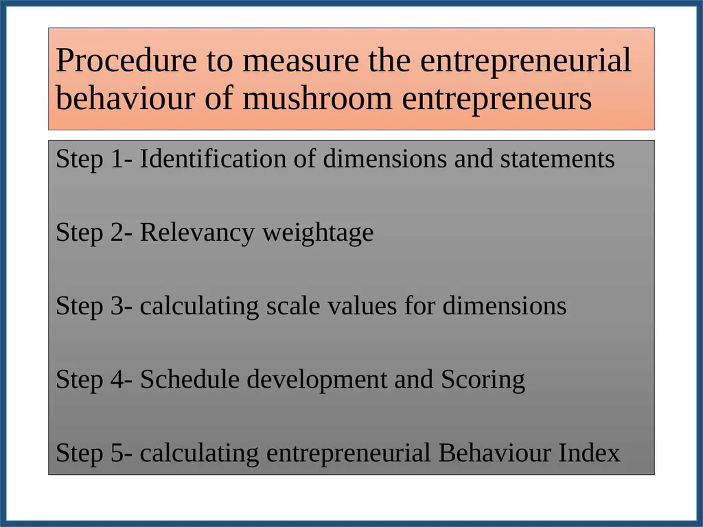 METHODOLOGY FOR WORKING OUT SCALE VALUES FOR - slide 52 of 58
