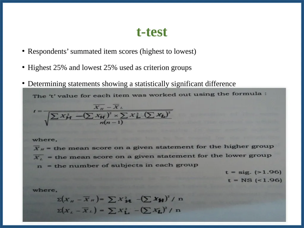METHODOLOGY FOR WORKING OUT SCALE VALUES FOR - slide 15 of 58