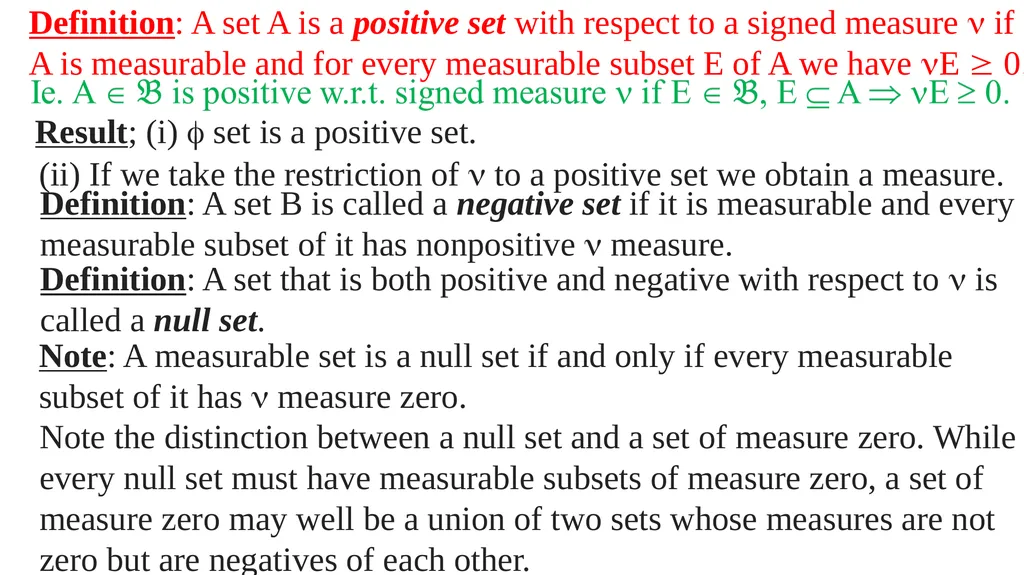 M 401- MEASURE THEORY SIGNED MEASURE K. C. TAMMI - slide 3 of 14