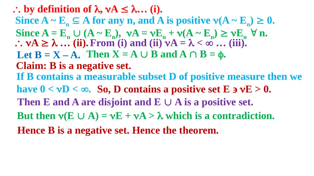 M 401- MEASURE THEORY SIGNED MEASURE K. C. TAMMI - slide 8 of 14