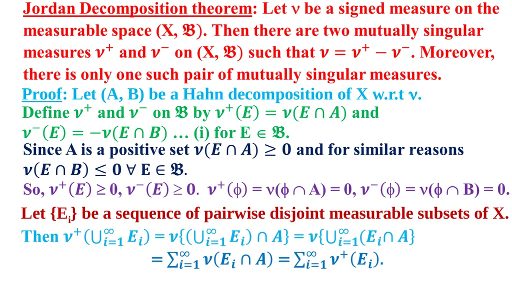 M 401- MEASURE THEORY SIGNED MEASURE K. C. TAMMI - slide 12 of 14