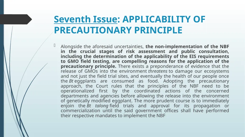 Understanding the Challenges brought about by - slide 22 of 44