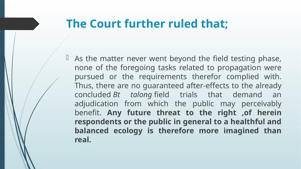 Understanding the Challenges brought about by - slide 40 of 44
