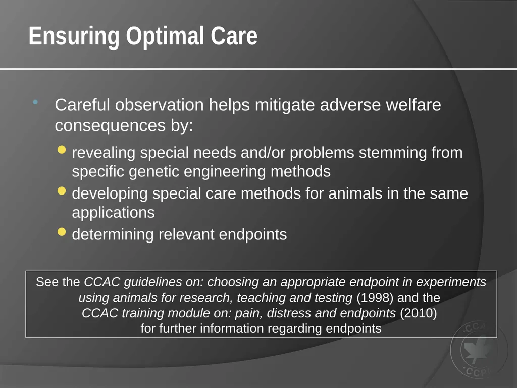 CCAC TRAINING MODULE ON: GENETICALLY-ENGINEERED - slide 15 of 16