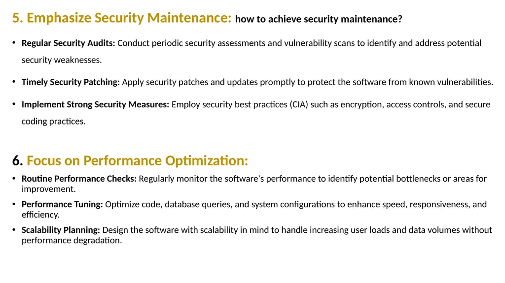 Software Maintenance Lect.6 System monitoring, - slide 10 of 12