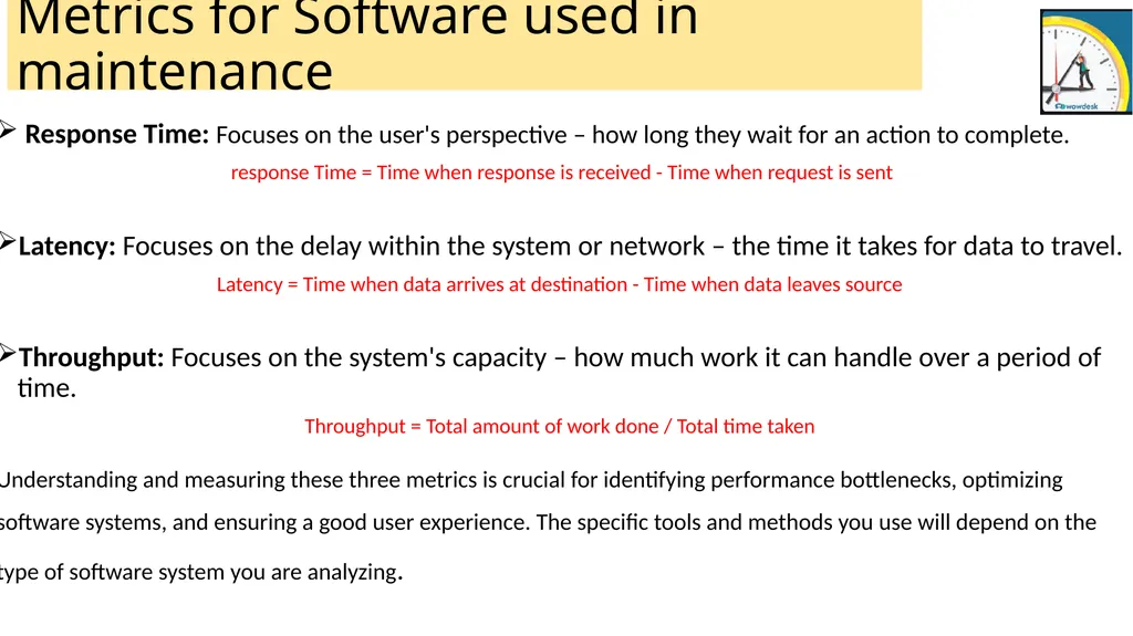 Software Maintenance Lect.6 System monitoring, - slide 7 of 12