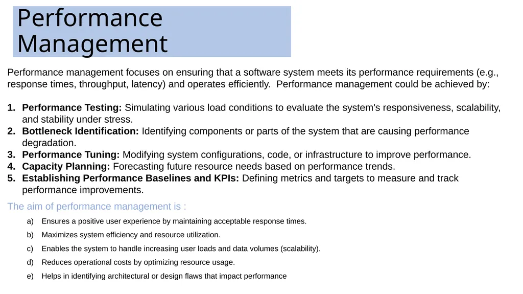 Software Maintenance Lect.6 System monitoring, - slide 4 of 12