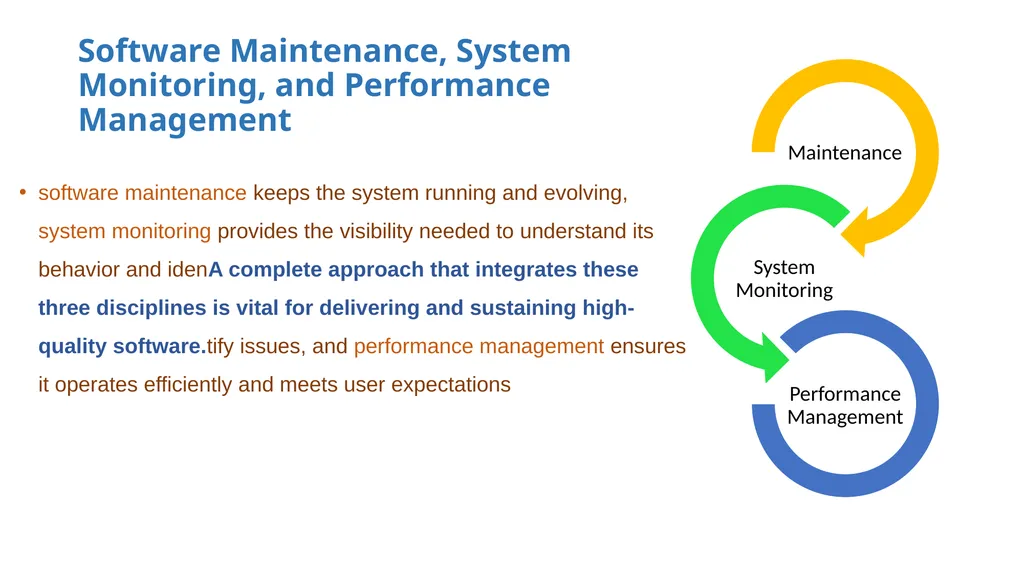 Software Maintenance Lect.6 System monitoring, - slide 6 of 12
