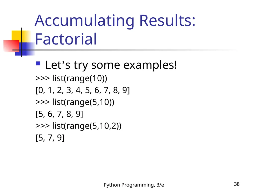 Python Programming, 3/e 1 Python Programming: An - slide 38 of 48