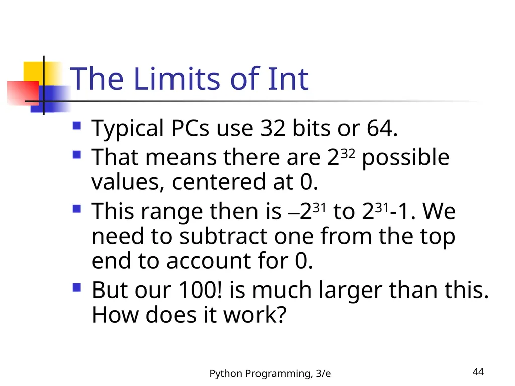 Python Programming, 3/e 1 Python Programming: An - slide 44 of 48